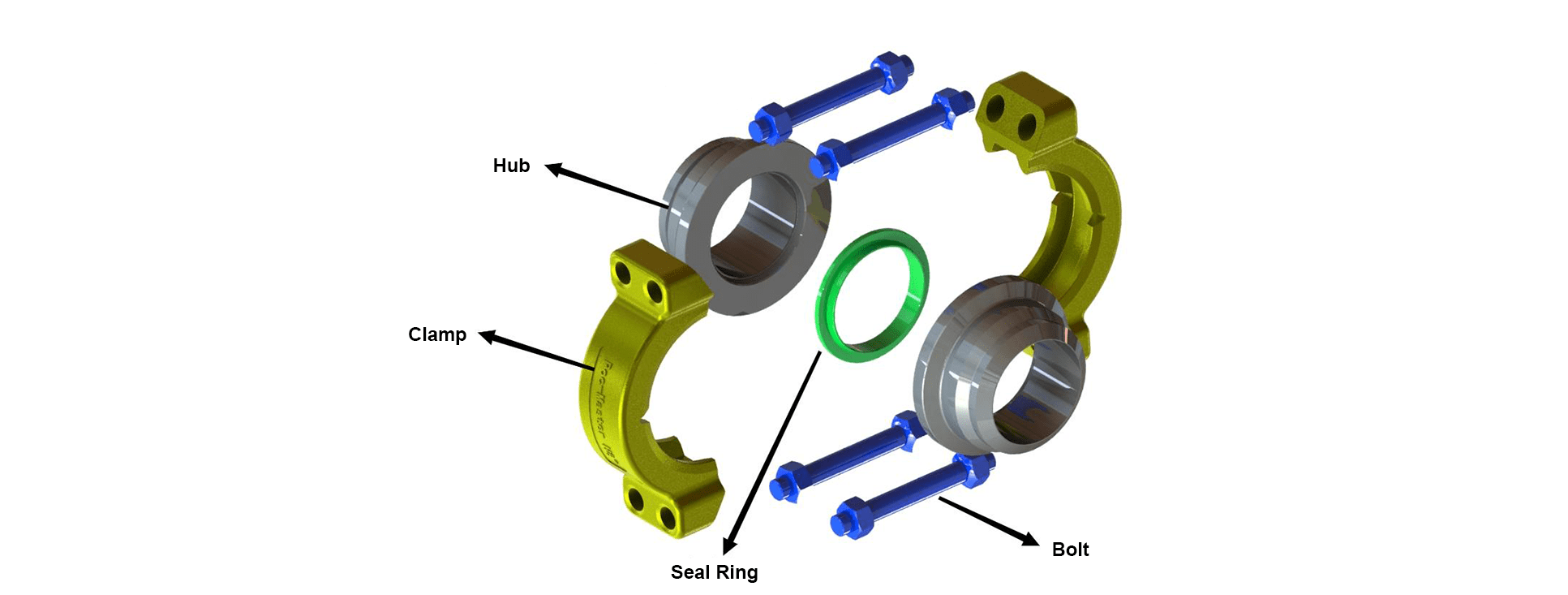 thumbnail image 2 of 4x Black High-End Speaker Binding Posts – Pole Clamps, Connection Terminals For Speaker Boxes 2 of 5